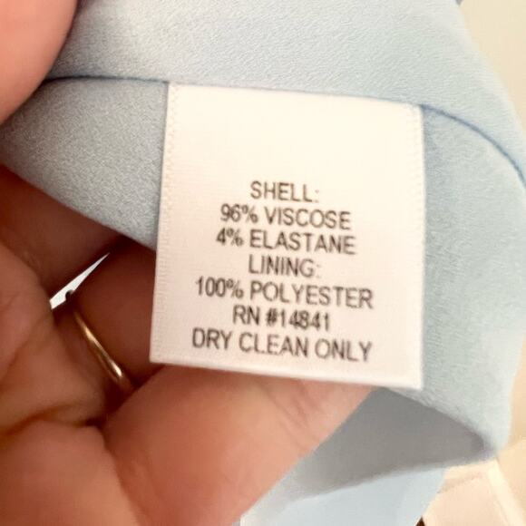 SJP by Sarah Jessica Parker fit and flare dress blue wedding semi formal - Picture 11 of 11